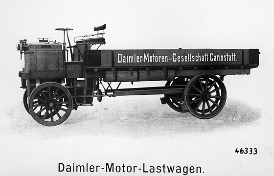 Pětitunka Daimler z roku 1898