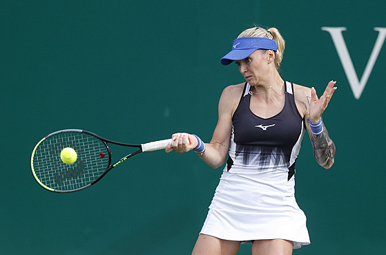 Tereza Martincová na turnaji v Birminghamu.