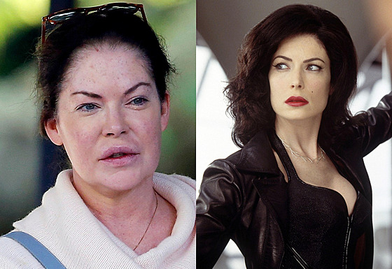 Lara Flynn Boyle v letech 2016 a 2002