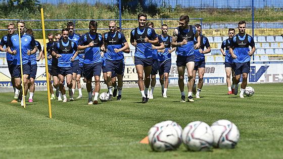 První trénink letní pípravy fotbalist Slovácka