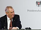 Prezident Milo Zeman pi setkání se svým rakouským protjkem Alexandrem van...