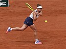 eská tenistka Barbora Krejíková ve finále dvouhry Roland Garros