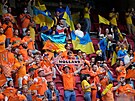Fanouci tsn ped startem utkání ME mezi Nizozemskem s Ukrajinou