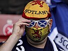 Skotský fanouek ped utkání evropského ampionátu proti eské republice.