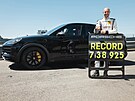 Rekordní jízda Porsche Cayenne