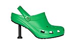 Gumové boty Crocs na podpatku (9. ervna 2021)
