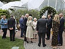 Jedné z recepcí na summitu G7 v Cornwallu se zúastnila i britská královna...