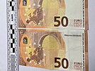 Filmov verze eurovch bankovek nemaj ochrann prvky. Vpravo je npis This is...