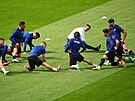 Chorvattí fotbalisté se chystají na souboj na mistrovství Evropy proti esku.