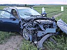 Pi úterní tragické nehod u Svatého Kíe narazil mladý idi BMW zezadu do...