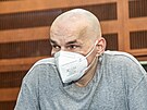 Petr Mokri ped Krajskm soudem v Hradci Krlov (14. 6. 2021)