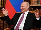 Prezident Ruska Vladimir Putin v enev na schzce s prezidentem USA Joem...