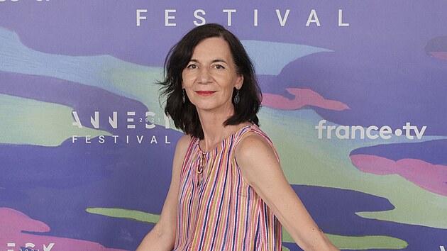 Reisrka Michaela Pavltov na filmovm festivalu ve francouzskm Annecy (19. ervna 2021)