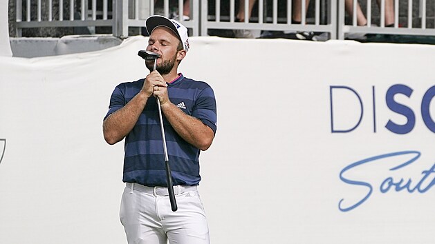 Tyrrell Hatton na turnaji Palmetto Championship v Ridgelandu.