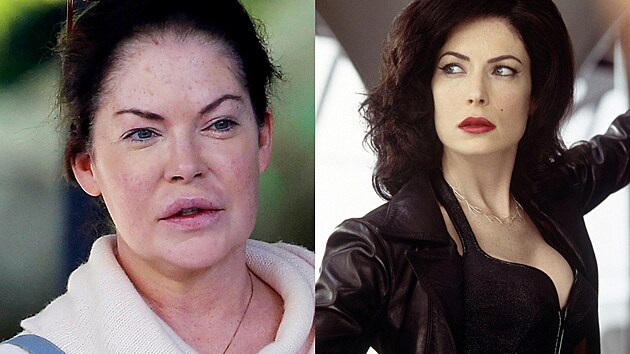 Lara Flynn Boyle v letech 2016 a 2002