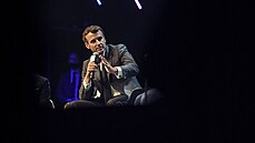 Francouzský prezident Emmanuel Macron na pehlídce startup a inovací VivaTech...