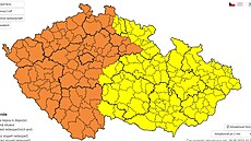 Výstraha meteorolog ped tropickými teplotami ve dnech 18.-20. ervna 2021.