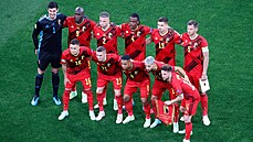 Fotbalisté Belgie ped utkáním s Ruskem
