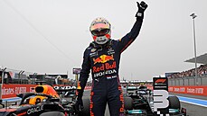 Max Verstappen, vítěz kvalifikace na Velkou cenu Francie