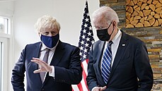 Prezident Joe Biden a britský premiér Boris Johnson