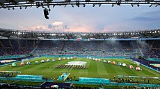 ímské Stadio Olympico hostilo zahajovací utkání mistrovství Evropy mezi Itálií...