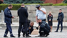 Ruská policie na Rudém nám�stí v Moskv� v pátek zadr�ela opozi�ního aktivistu...