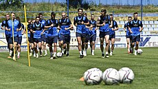 První trénink letní přípravy fotbalistů Slovácka