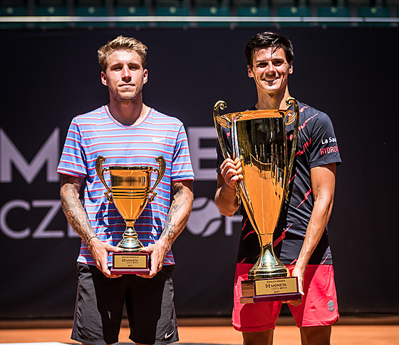 Finále tenisového turnaje mu kategorie challenger Moneta Czech Open v...