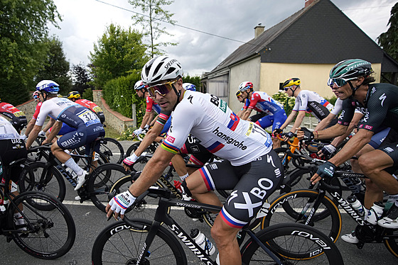 Peter Sagan během čtvrté etapy Tour de France 2021.