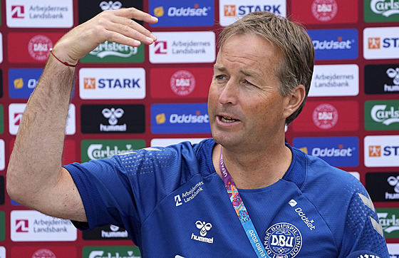 Kasper Hjulmand, trenér dánské fotbalové reprezentace.