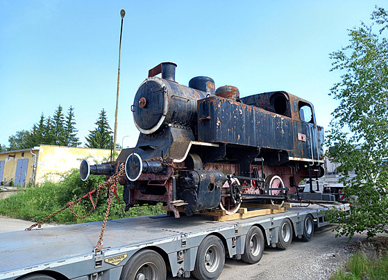 Na parní lokomotiv je sice více ne patrné, e byla vyrobena ped 66 lety, ale...