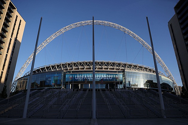 Na vyvrcholení Eura bude moci do hlediště Wembley přes 60 tisíc lidí