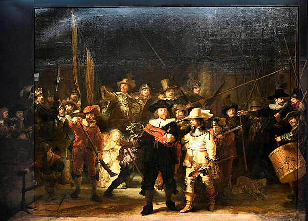 Unikátní foto: muzeum zveřejnilo nejdetailnější snímek Rembrandtovy Noční hlídky
