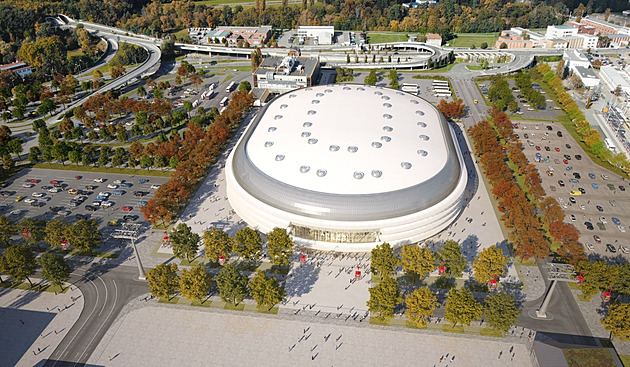 Nová aréna za pavilonem Z má stavební povolení, finance ale chybí. (erven 2021)