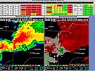 Meteorologové ve Spojených státech vyuívají Dopplerv radar pro rozpoznání...