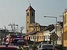 Pardubití hasii pomáhají na jihu Moravy, kde zasáhlo tornádo. (25. ervna...