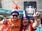 eský a nizozemský fanouek ped osmifinálovým duelem ME v Budapeti