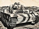 Panzer III Ausf. D ji s 50mm kanonem
