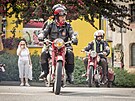 XIII. setkání motocykl Jawa 500 OHC v eském ráji