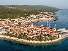 Chorvatský ostrov Korula v Jaderském moi (23. ervna 2021)