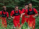 Fotbalisté Slavie se pipravují na sezonu v rakouském Aigenu. Souástí...