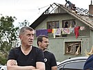 Premiér Andrej Babi pijel 25. ervna 2021 do Moravské Nové Vsi na Beclavsku,...