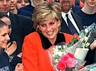 Princezna Diana pi odchodu z Anglické národní baletní koly (Londýn, 6....