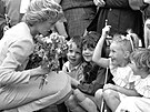 Princezna Diana na náv�t�v� Austrálie (Macedon, 11. února 1985)