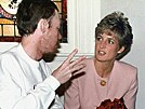 Wayne Taylor umírající na AIDS a princezna Diana v hospici Casey House AIDS...