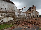 V obci Stebno na Lounsku ádil podle meteorolog jev zvaný downburst. ( 25. 6....