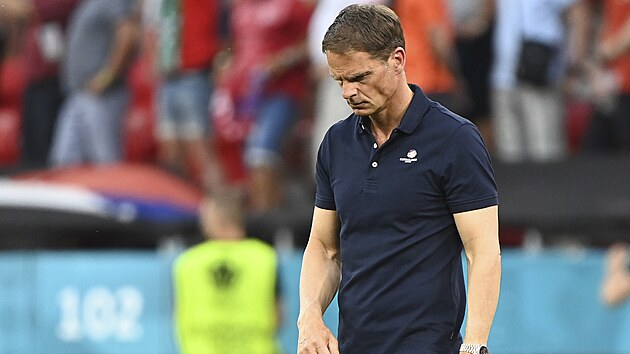 Zasmuil nizozemsk kou Frank de Boer po prohe v osmifinle ME s eskem