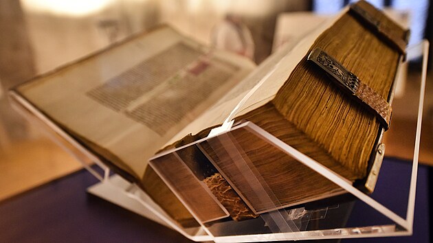 Bibli vlastní washingtonské Muzeum bible, které ji do Lipnice nad Sázavou zapůjčilo.