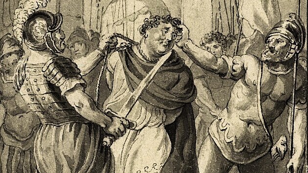 Vitellius skonil v prachu mskch ulic, tran, vlen, bit. Nakonec jej vojci zabili a hodili do Tiberu.