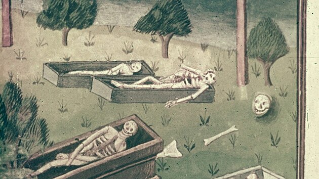 Takto zachytil, jak mrtví vylézají z hrobů, obraz z patnáctého století.